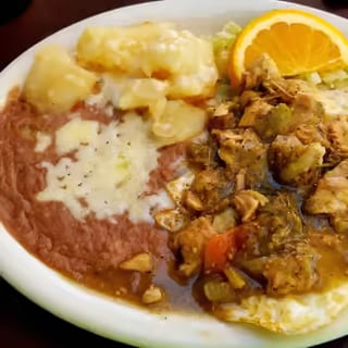 11. Chile Verde Combination Plato