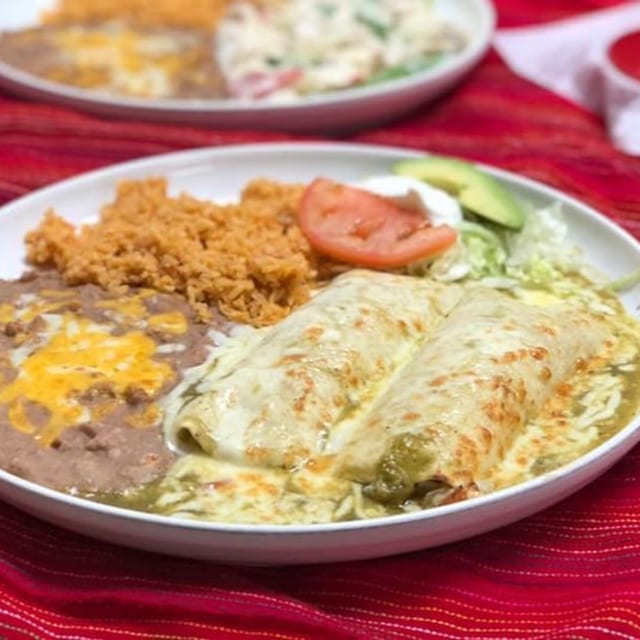 6. Enchilada Suprema Combination Plato.